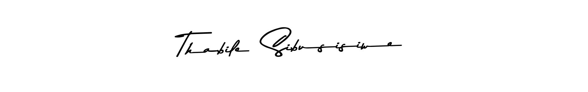 Design your own signature with our free online signature maker. With this signature software, you can create a handwritten (Asem Kandis PERSONAL USE) signature for name Thabile  Sibusisiwe. Thabile  Sibusisiwe signature style 9 images and pictures png