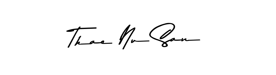 Thae Nu San stylish signature style. Best Handwritten Sign (Asem Kandis PERSONAL USE) for my name. Handwritten Signature Collection Ideas for my name Thae Nu San. Thae Nu San signature style 9 images and pictures png