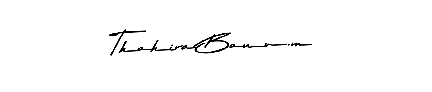 How to Draw Thahira Banu.m signature style? Asem Kandis PERSONAL USE is a latest design signature styles for name Thahira Banu.m. Thahira Banu.m signature style 9 images and pictures png