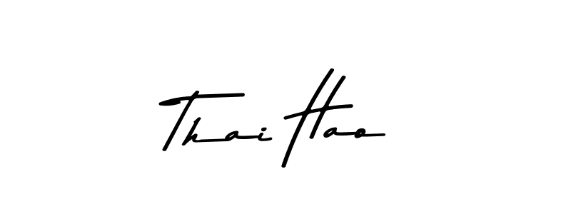 How to Draw Thai Hao signature style? Asem Kandis PERSONAL USE is a latest design signature styles for name Thai Hao. Thai Hao signature style 9 images and pictures png