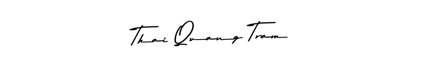 You can use this online signature creator to create a handwritten signature for the name Thai Quang Tram  . This is the best online autograph maker. Thai Quang Tram   signature style 9 images and pictures png