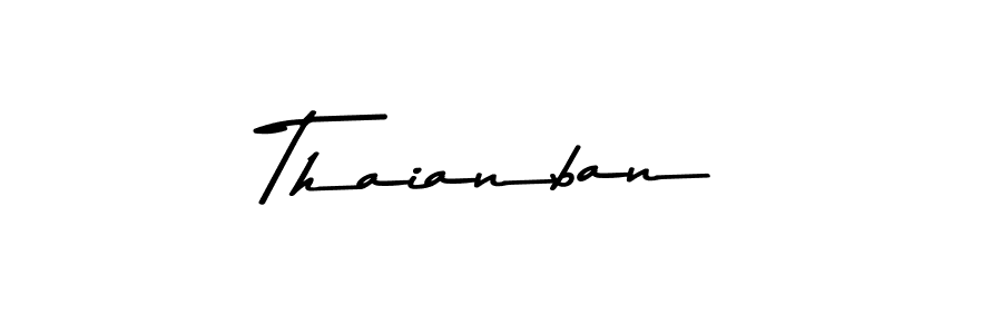 Similarly Asem Kandis PERSONAL USE is the best handwritten signature design. Signature creator online .You can use it as an online autograph creator for name Thaianban. Thaianban signature style 9 images and pictures png