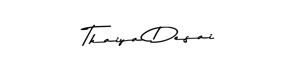 Make a beautiful signature design for name Thaiya Desai. Use this online signature maker to create a handwritten signature for free. Thaiya Desai signature style 9 images and pictures png