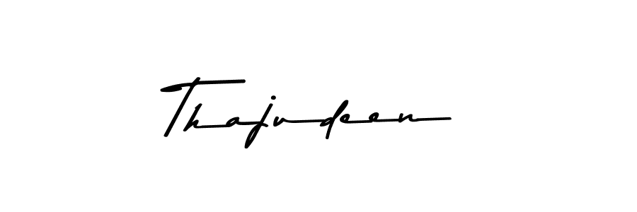 Make a beautiful signature design for name Thajudeen. Use this online signature maker to create a handwritten signature for free. Thajudeen signature style 9 images and pictures png