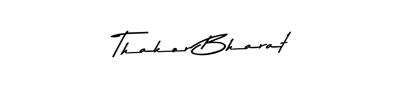 Design your own signature with our free online signature maker. With this signature software, you can create a handwritten (Asem Kandis PERSONAL USE) signature for name Thakor Bharat. Thakor Bharat signature style 9 images and pictures png