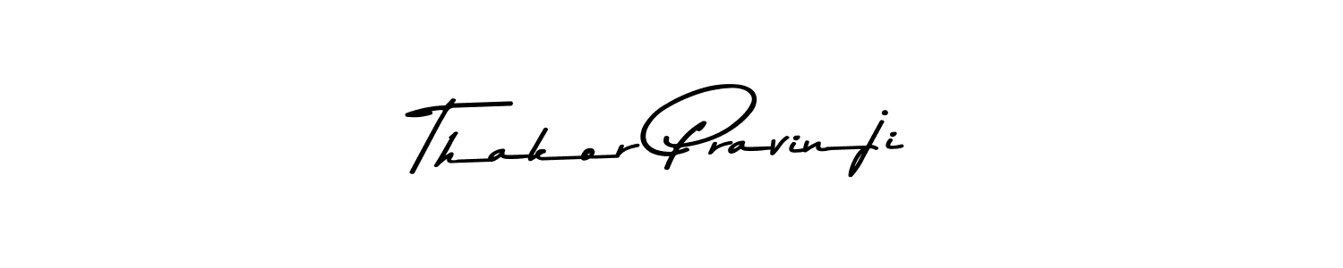 Similarly Asem Kandis PERSONAL USE is the best handwritten signature design. Signature creator online .You can use it as an online autograph creator for name Thakor Pravinji. Thakor Pravinji signature style 9 images and pictures png