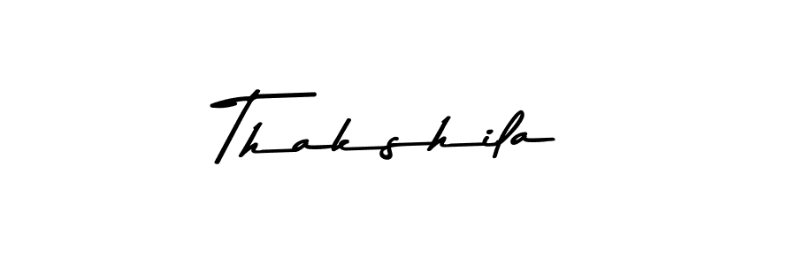 Make a beautiful signature design for name Thakshila. With this signature (Asem Kandis PERSONAL USE) style, you can create a handwritten signature for free. Thakshila signature style 9 images and pictures png