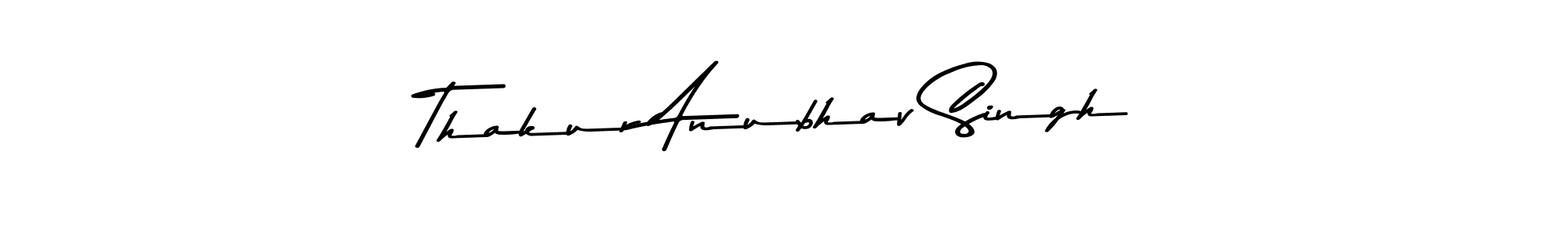 Asem Kandis PERSONAL USE is a professional signature style that is perfect for those who want to add a touch of class to their signature. It is also a great choice for those who want to make their signature more unique. Get Thakur Anubhav Singh name to fancy signature for free. Thakur Anubhav Singh signature style 9 images and pictures png