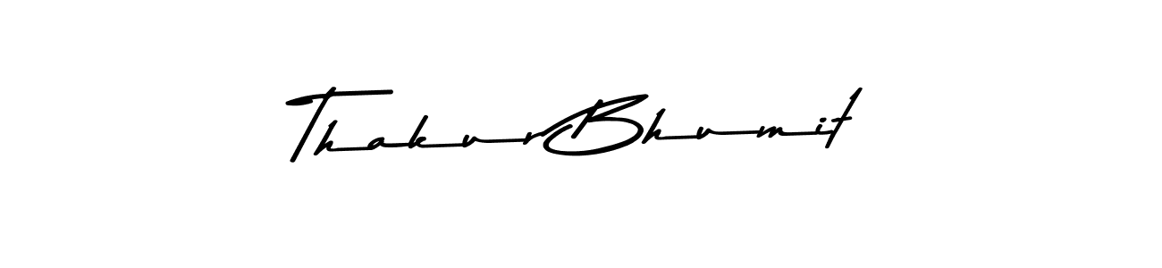 Thakur Bhumit stylish signature style. Best Handwritten Sign (Asem Kandis PERSONAL USE) for my name. Handwritten Signature Collection Ideas for my name Thakur Bhumit. Thakur Bhumit signature style 9 images and pictures png