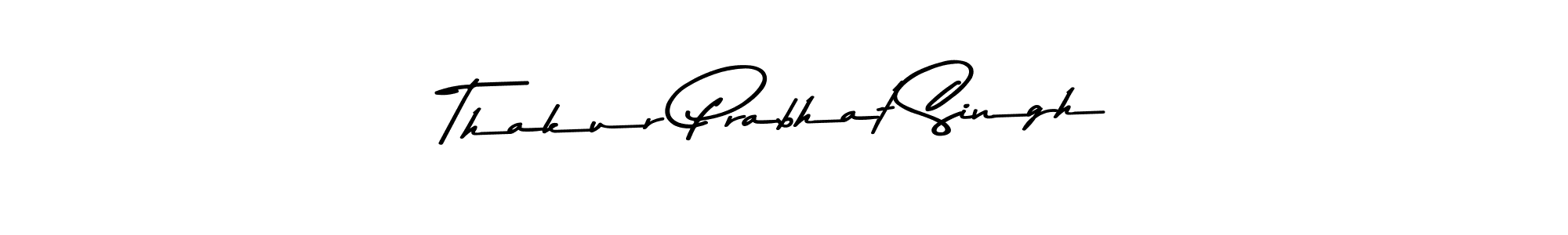 Design your own signature with our free online signature maker. With this signature software, you can create a handwritten (Asem Kandis PERSONAL USE) signature for name Thakur Prabhat Singh. Thakur Prabhat Singh signature style 9 images and pictures png