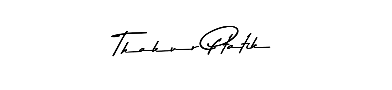 Similarly Asem Kandis PERSONAL USE is the best handwritten signature design. Signature creator online .You can use it as an online autograph creator for name Thakur Ptatik. Thakur Ptatik signature style 9 images and pictures png