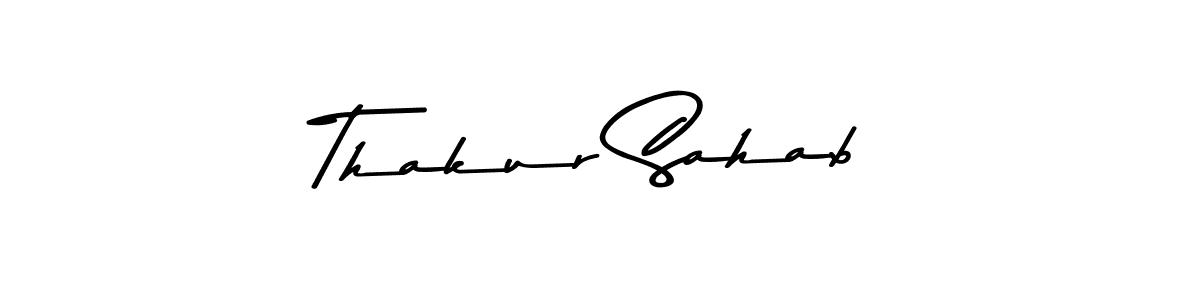 Similarly Asem Kandis PERSONAL USE is the best handwritten signature design. Signature creator online .You can use it as an online autograph creator for name Thakur Sahab. Thakur Sahab signature style 9 images and pictures png