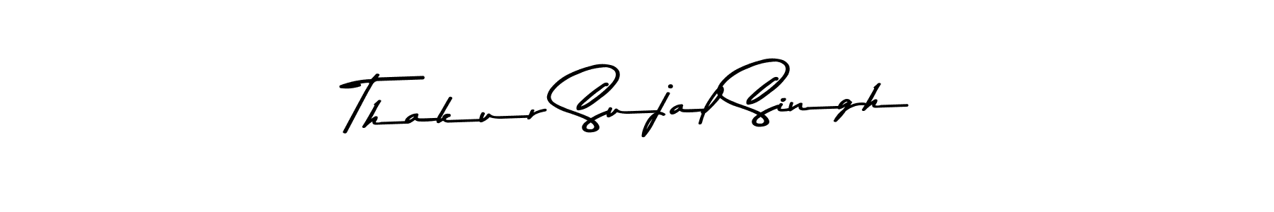 How to make Thakur Sujal Singh name signature. Use Asem Kandis PERSONAL USE style for creating short signs online. This is the latest handwritten sign. Thakur Sujal Singh signature style 9 images and pictures png