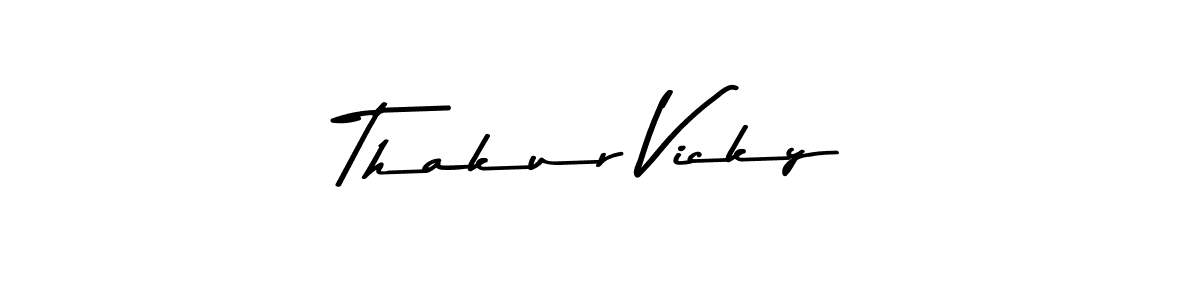 Make a beautiful signature design for name Thakur Vicky. Use this online signature maker to create a handwritten signature for free. Thakur Vicky signature style 9 images and pictures png
