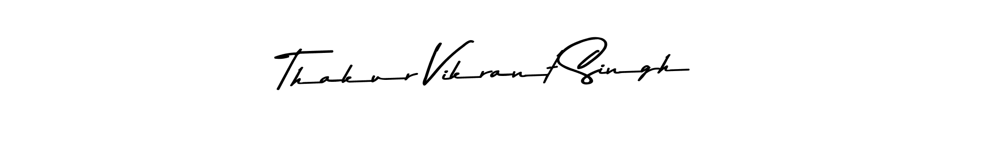 This is the best signature style for the Thakur Vikrant Singh name. Also you like these signature font (Asem Kandis PERSONAL USE). Mix name signature. Thakur Vikrant Singh signature style 9 images and pictures png