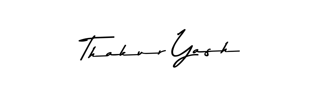 You should practise on your own different ways (Asem Kandis PERSONAL USE) to write your name (Thakur Yash) in signature. don't let someone else do it for you. Thakur Yash signature style 9 images and pictures png