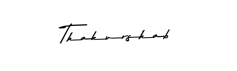 Create a beautiful signature design for name Thakurshab. With this signature (Asem Kandis PERSONAL USE) fonts, you can make a handwritten signature for free. Thakurshab signature style 9 images and pictures png