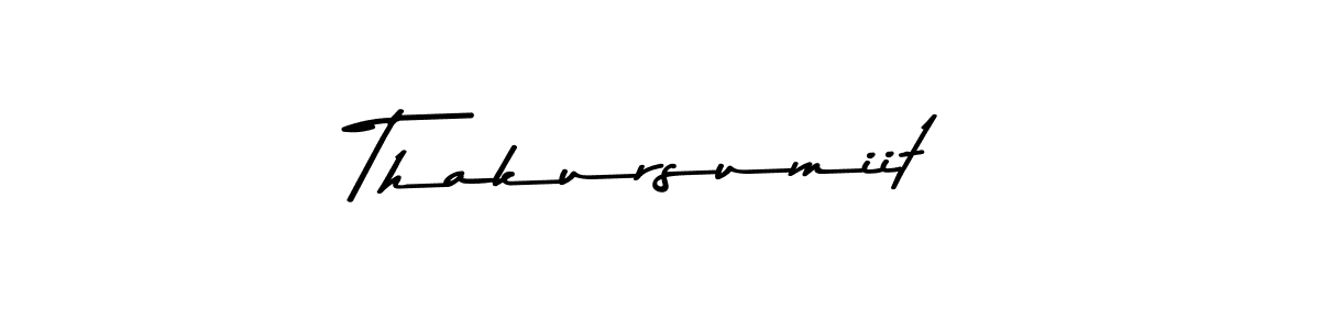 Use a signature maker to create a handwritten signature online. With this signature software, you can design (Asem Kandis PERSONAL USE) your own signature for name Thakursumiit. Thakursumiit signature style 9 images and pictures png