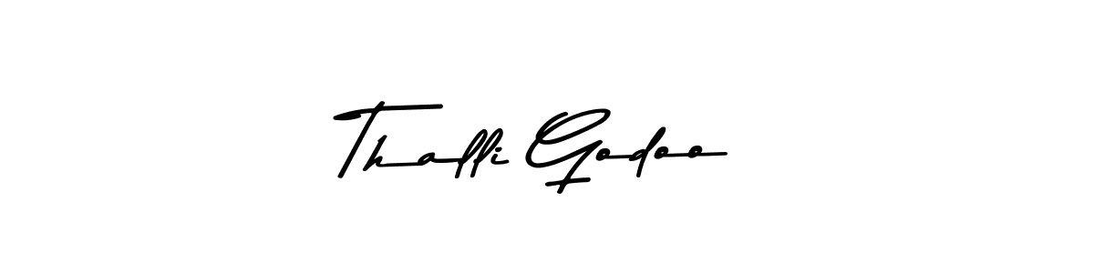 Similarly Asem Kandis PERSONAL USE is the best handwritten signature design. Signature creator online .You can use it as an online autograph creator for name Thalli Godoo. Thalli Godoo signature style 9 images and pictures png