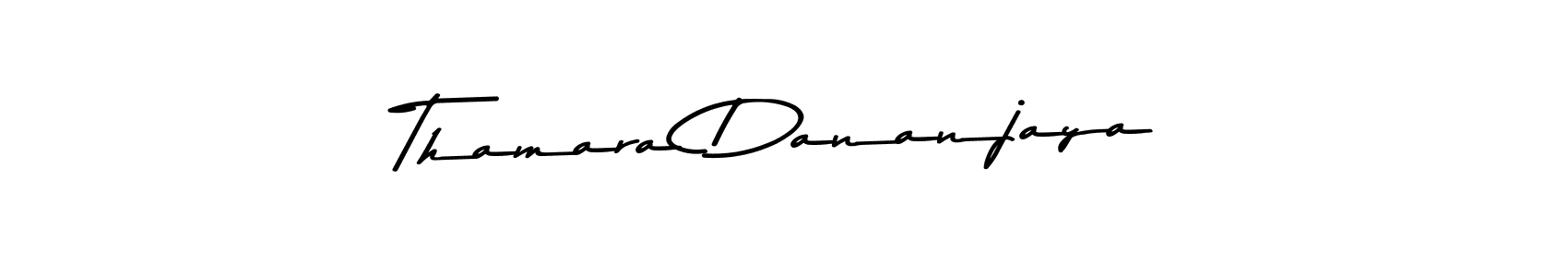 Design your own signature with our free online signature maker. With this signature software, you can create a handwritten (Asem Kandis PERSONAL USE) signature for name Thamara Dananjaya. Thamara Dananjaya signature style 9 images and pictures png