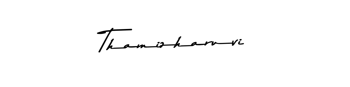 The best way (Asem Kandis PERSONAL USE) to make a short signature is to pick only two or three words in your name. The name Thamizharuvi include a total of six letters. For converting this name. Thamizharuvi signature style 9 images and pictures png