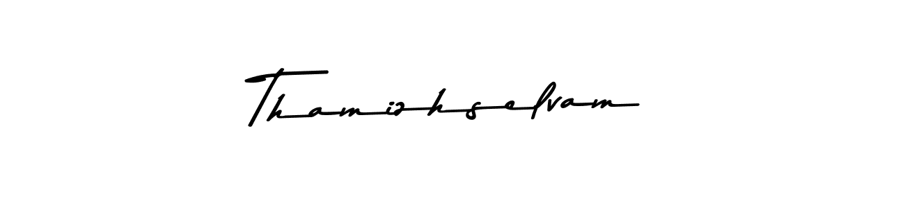 How to make Thamizhselvam signature? Asem Kandis PERSONAL USE is a professional autograph style. Create handwritten signature for Thamizhselvam name. Thamizhselvam signature style 9 images and pictures png