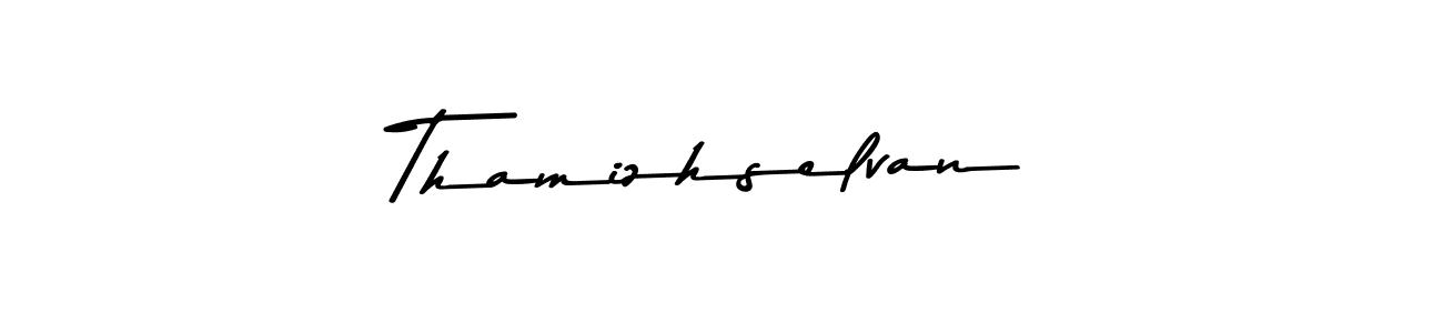 Design your own signature with our free online signature maker. With this signature software, you can create a handwritten (Asem Kandis PERSONAL USE) signature for name Thamizhselvan. Thamizhselvan signature style 9 images and pictures png