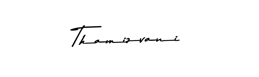 The best way (Asem Kandis PERSONAL USE) to make a short signature is to pick only two or three words in your name. The name Thamizvani include a total of six letters. For converting this name. Thamizvani signature style 9 images and pictures png