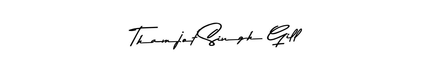 Thamjot Singh Gill stylish signature style. Best Handwritten Sign (Asem Kandis PERSONAL USE) for my name. Handwritten Signature Collection Ideas for my name Thamjot Singh Gill. Thamjot Singh Gill signature style 9 images and pictures png