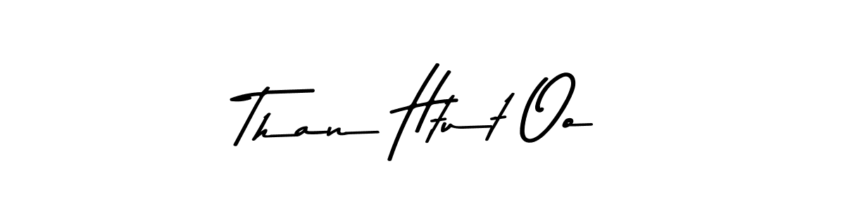 How to make Than Htut Oo name signature. Use Asem Kandis PERSONAL USE style for creating short signs online. This is the latest handwritten sign. Than Htut Oo signature style 9 images and pictures png