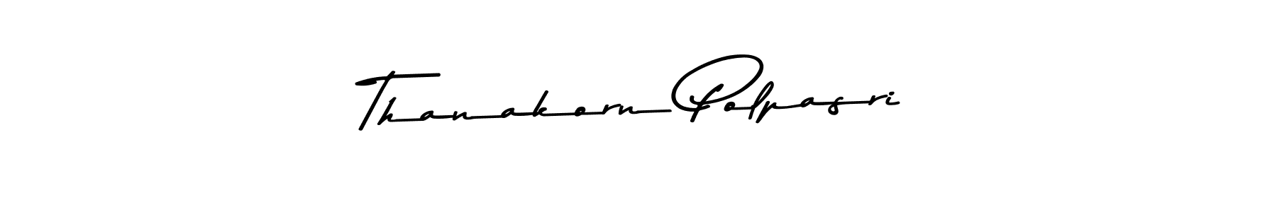 Create a beautiful signature design for name Thanakorn Polpasri. With this signature (Asem Kandis PERSONAL USE) fonts, you can make a handwritten signature for free. Thanakorn Polpasri signature style 9 images and pictures png