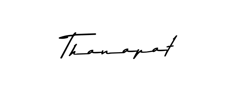 Make a beautiful signature design for name Thanapat. With this signature (Asem Kandis PERSONAL USE) style, you can create a handwritten signature for free. Thanapat signature style 9 images and pictures png