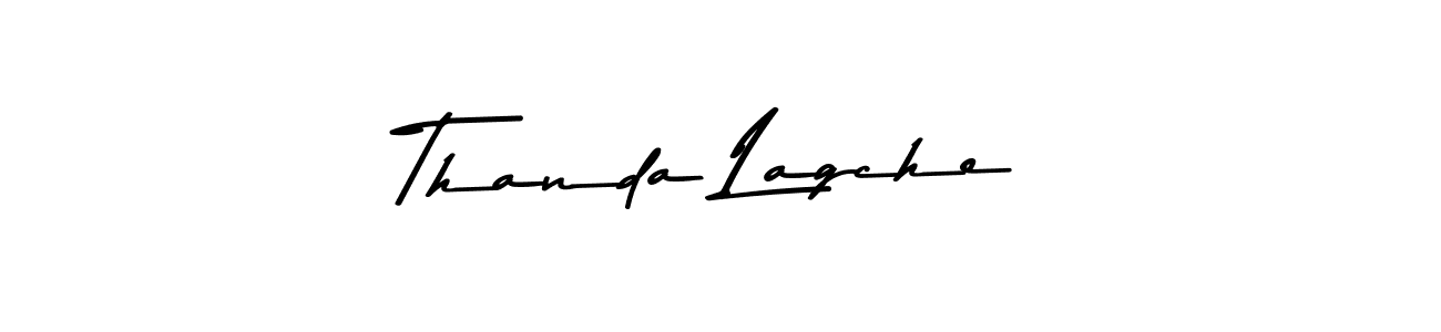 It looks lik you need a new signature style for name Thanda Lagche. Design unique handwritten (Asem Kandis PERSONAL USE) signature with our free signature maker in just a few clicks. Thanda Lagche signature style 9 images and pictures png