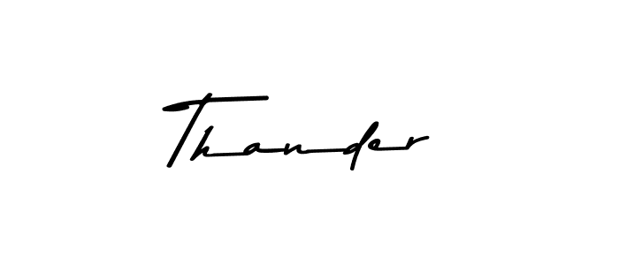 The best way (Asem Kandis PERSONAL USE) to make a short signature is to pick only two or three words in your name. The name Thander include a total of six letters. For converting this name. Thander signature style 9 images and pictures png