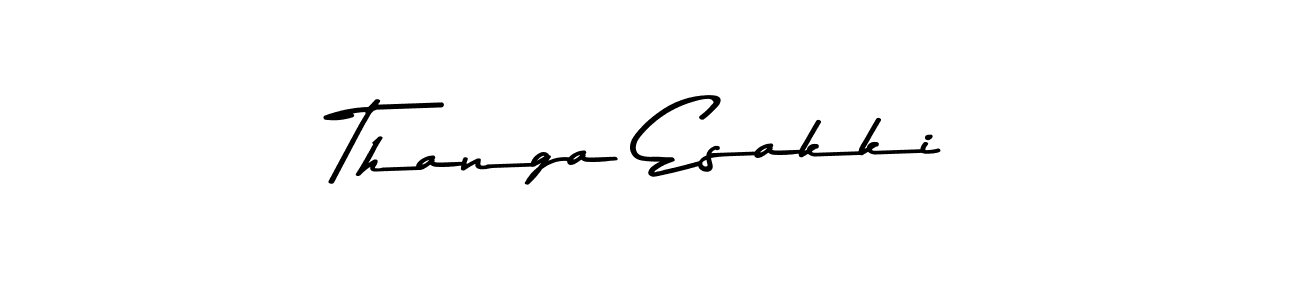 Also we have Thanga Esakki name is the best signature style. Create professional handwritten signature collection using Asem Kandis PERSONAL USE autograph style. Thanga Esakki signature style 9 images and pictures png