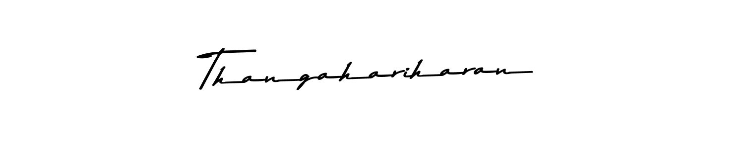 Create a beautiful signature design for name Thangahariharan. With this signature (Asem Kandis PERSONAL USE) fonts, you can make a handwritten signature for free. Thangahariharan signature style 9 images and pictures png