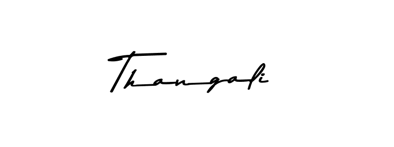 How to Draw Thangali signature style? Asem Kandis PERSONAL USE is a latest design signature styles for name Thangali. Thangali signature style 9 images and pictures png