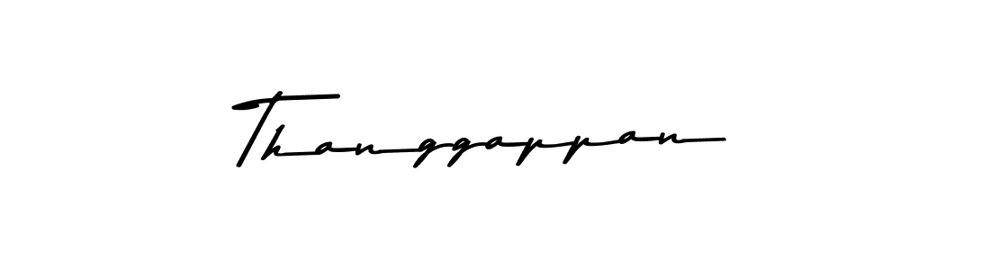 Use a signature maker to create a handwritten signature online. With this signature software, you can design (Asem Kandis PERSONAL USE) your own signature for name Thanggappan. Thanggappan signature style 9 images and pictures png