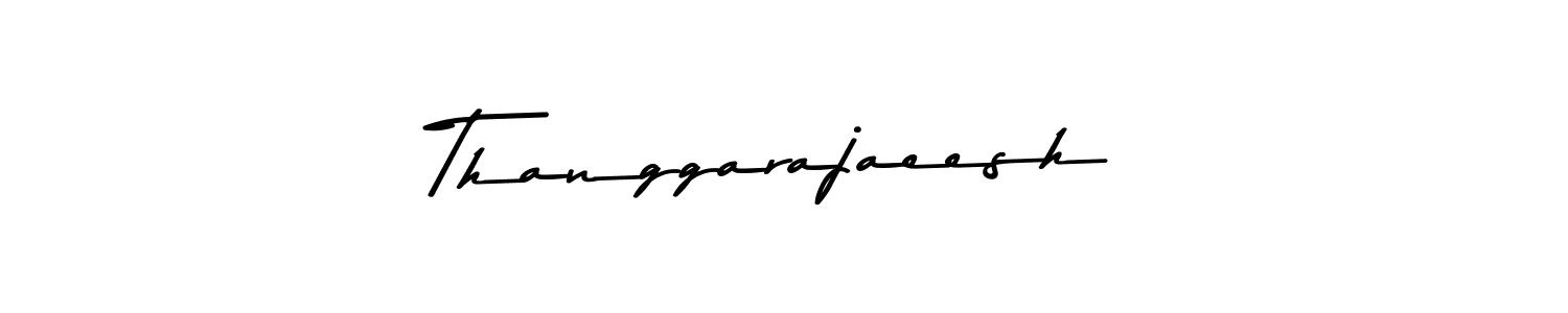 How to make Thanggarajaeesh name signature. Use Asem Kandis PERSONAL USE style for creating short signs online. This is the latest handwritten sign. Thanggarajaeesh signature style 9 images and pictures png