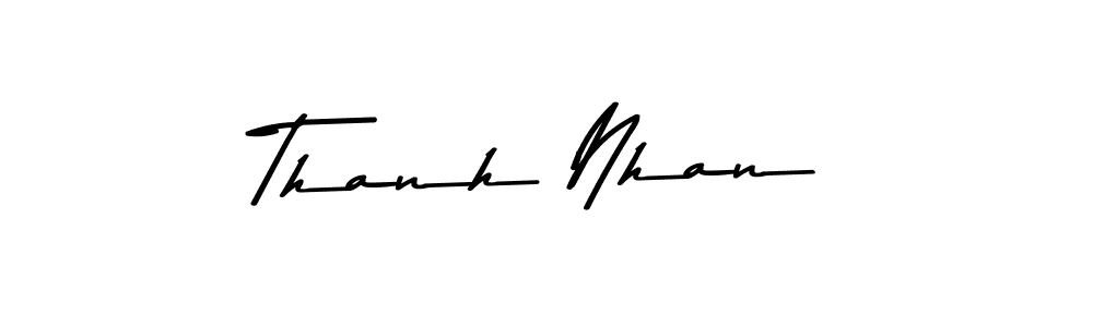 How to Draw Thanh Nhan signature style? Asem Kandis PERSONAL USE is a latest design signature styles for name Thanh Nhan. Thanh Nhan signature style 9 images and pictures png