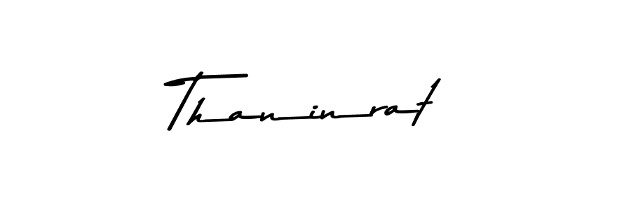 Use a signature maker to create a handwritten signature online. With this signature software, you can design (Asem Kandis PERSONAL USE) your own signature for name Thaninrat. Thaninrat signature style 9 images and pictures png