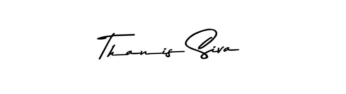 Create a beautiful signature design for name Thanis Siva. With this signature (Asem Kandis PERSONAL USE) fonts, you can make a handwritten signature for free. Thanis Siva signature style 9 images and pictures png
