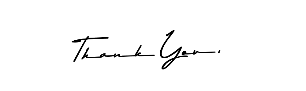 Similarly Asem Kandis PERSONAL USE is the best handwritten signature design. Signature creator online .You can use it as an online autograph creator for name Thank You,. Thank You, signature style 9 images and pictures png
