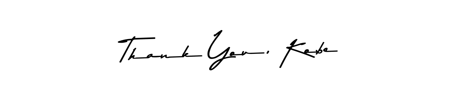 Here are the top 10 professional signature styles for the name Thank You, Kobe. These are the best autograph styles you can use for your name. Thank You, Kobe signature style 9 images and pictures png