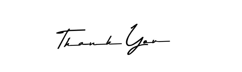 Design your own signature with our free online signature maker. With this signature software, you can create a handwritten (Asem Kandis PERSONAL USE) signature for name Thank You . Thank You  signature style 9 images and pictures png