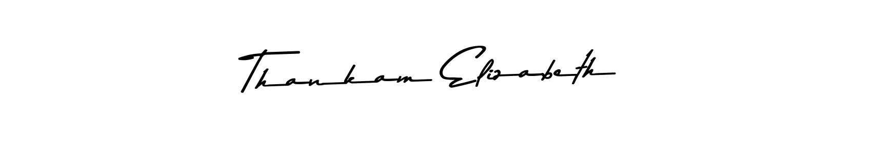 How to make Thankam Elizabeth signature? Asem Kandis PERSONAL USE is a professional autograph style. Create handwritten signature for Thankam Elizabeth name. Thankam Elizabeth signature style 9 images and pictures png