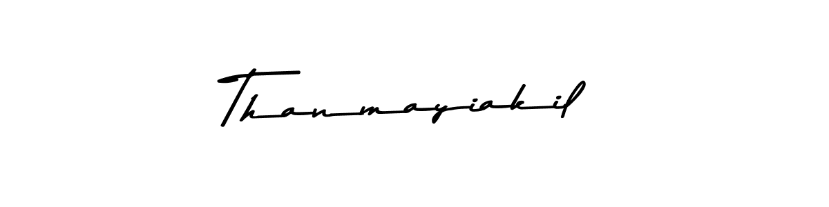 The best way (Asem Kandis PERSONAL USE) to make a short signature is to pick only two or three words in your name. The name Thanmayiakil include a total of six letters. For converting this name. Thanmayiakil signature style 9 images and pictures png