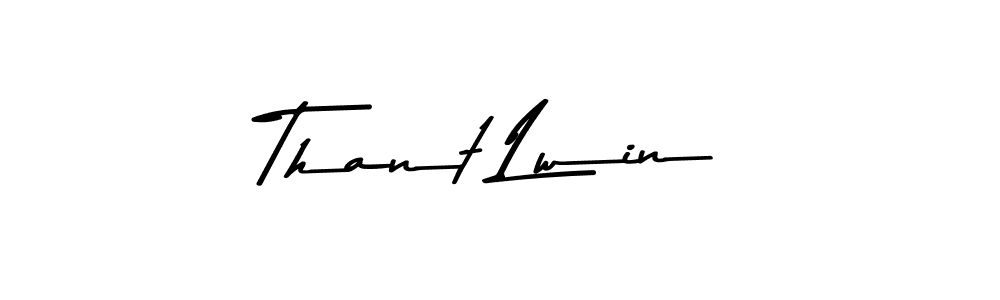 How to make Thant Lwin signature? Asem Kandis PERSONAL USE is a professional autograph style. Create handwritten signature for Thant Lwin name. Thant Lwin signature style 9 images and pictures png