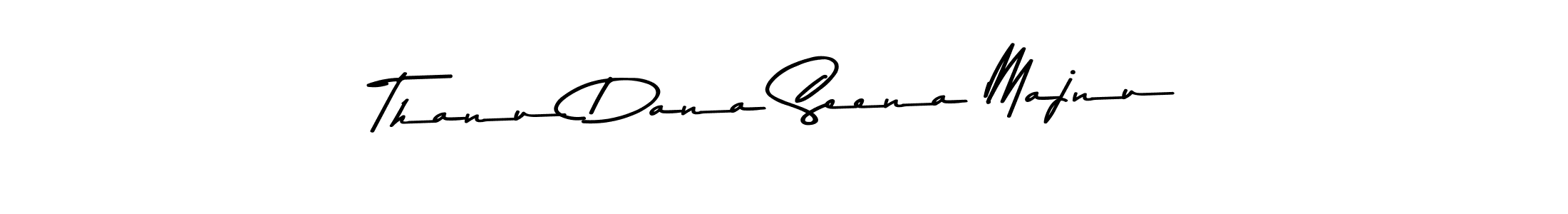 Similarly Asem Kandis PERSONAL USE is the best handwritten signature design. Signature creator online .You can use it as an online autograph creator for name Thanu Dana Seena Majnu. Thanu Dana Seena Majnu signature style 9 images and pictures png