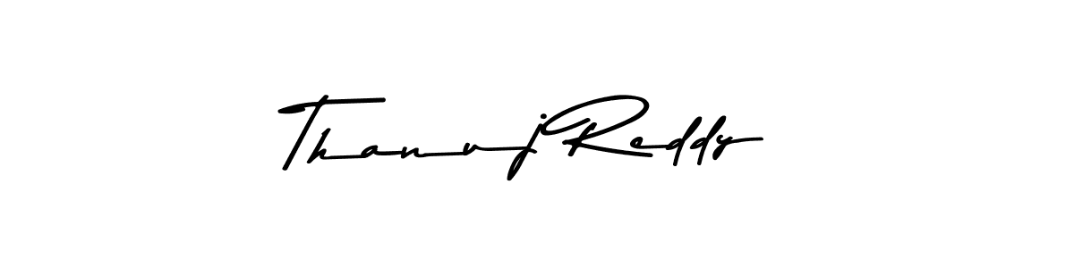 Make a beautiful signature design for name Thanuj Reddy. With this signature (Asem Kandis PERSONAL USE) style, you can create a handwritten signature for free. Thanuj Reddy signature style 9 images and pictures png